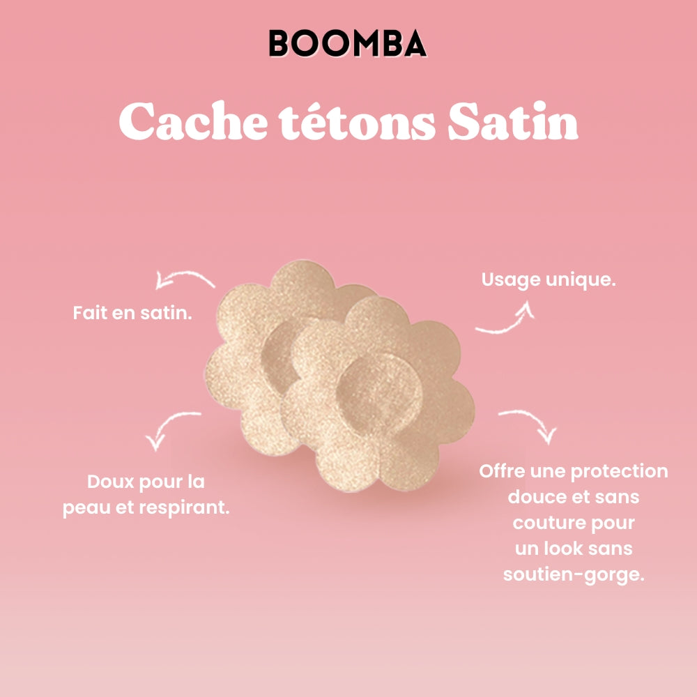 Cache Tétons Satin