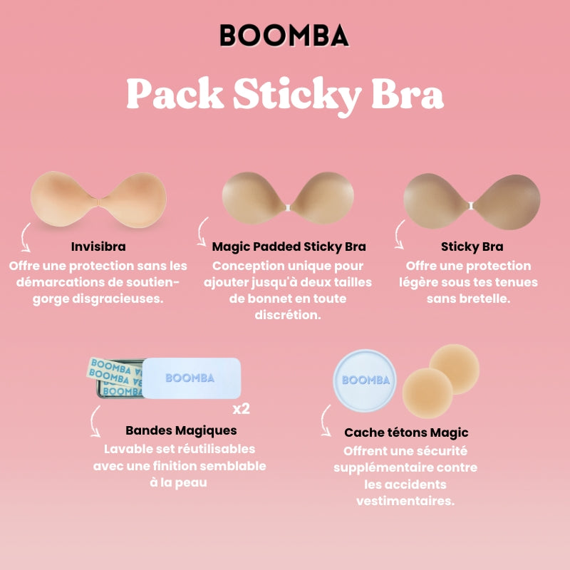 Pack Sticky Bra