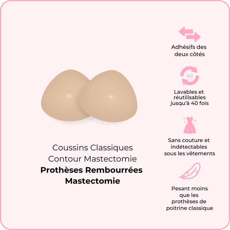 Coussins Classiques Contour Mastectomie