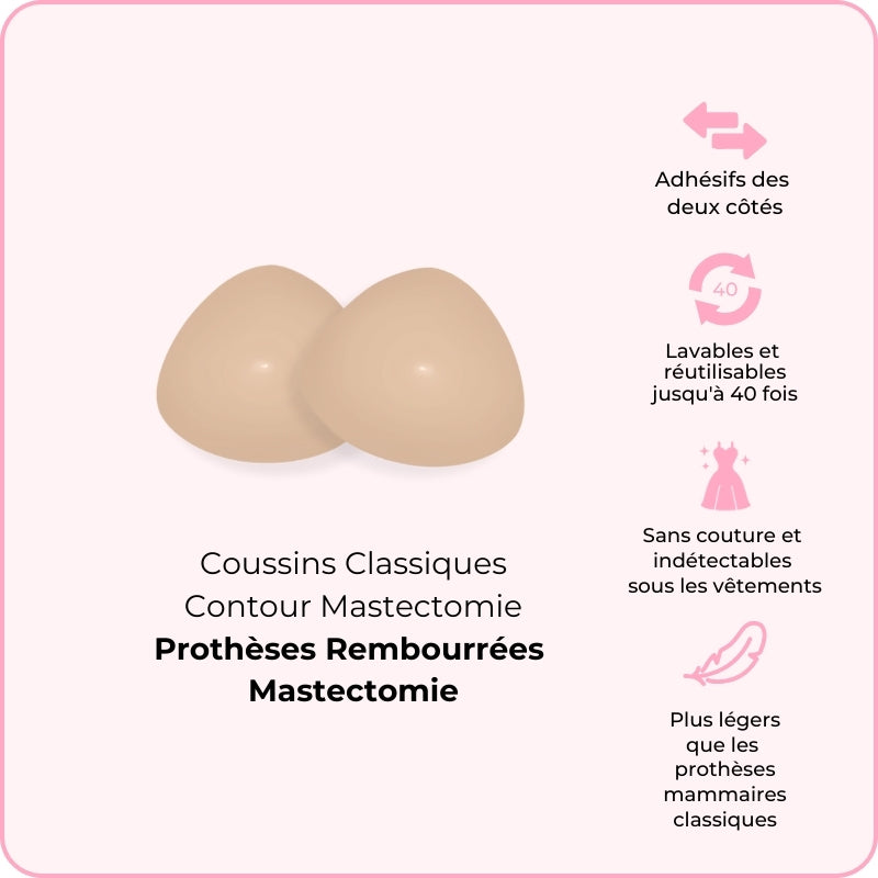 Coussins Classiques Contour Mastectomie